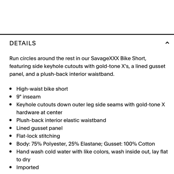 SAVAGE X FENTY BIKE SHORT - Picture 6 of 6